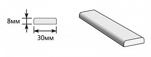 Товар Притворная планка 2000x30x8 BRK5158